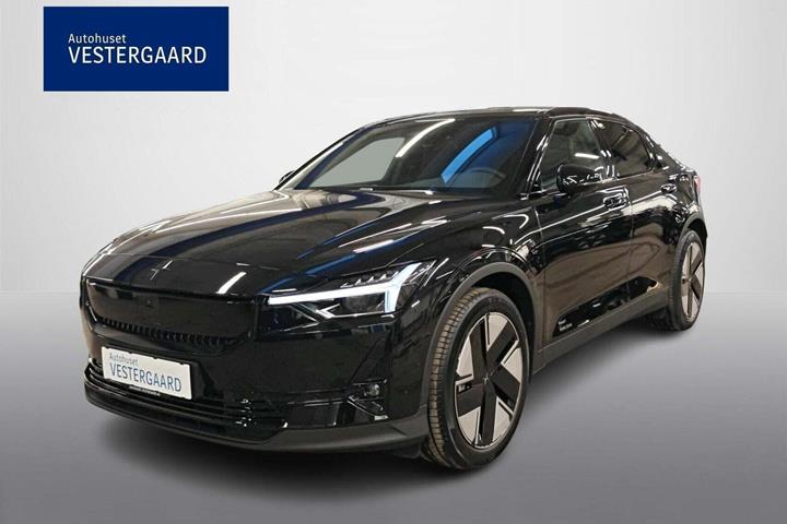 Sort Polestar 2 fra 2026 set udefra