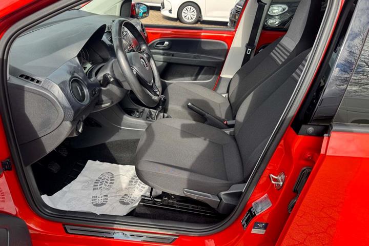 Orange VW UP! fra 2017 set indefra