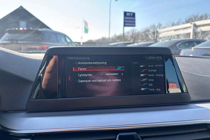 Hvid BMW 520d fra 2018