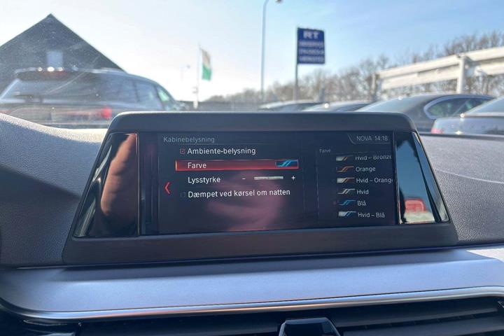 Hvid BMW 520d fra 2018