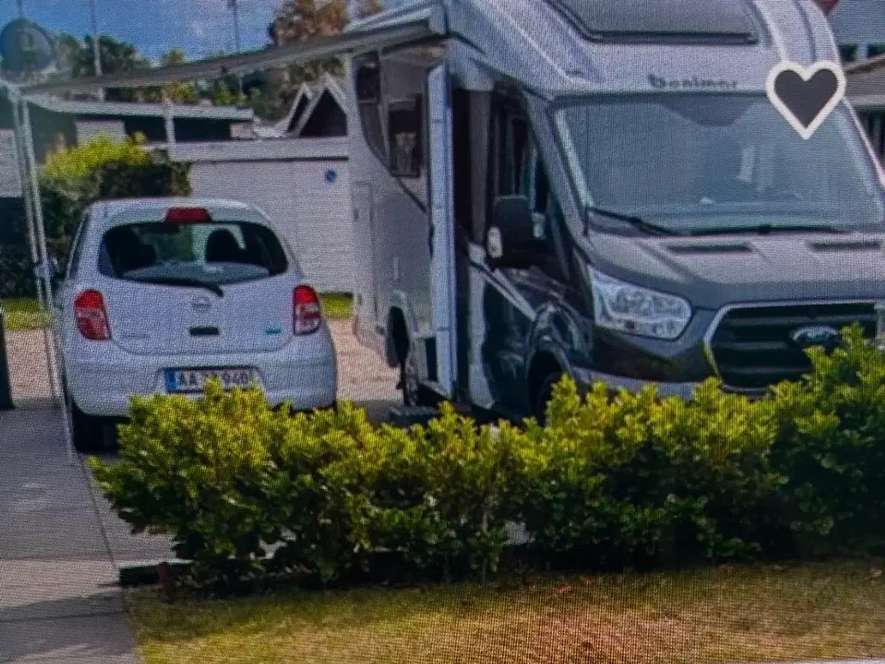 Hvid Ford E-Transit Custom Kombi 320 L1 fra 2024
