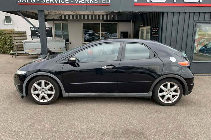 Sort Honda Civic fra 2008