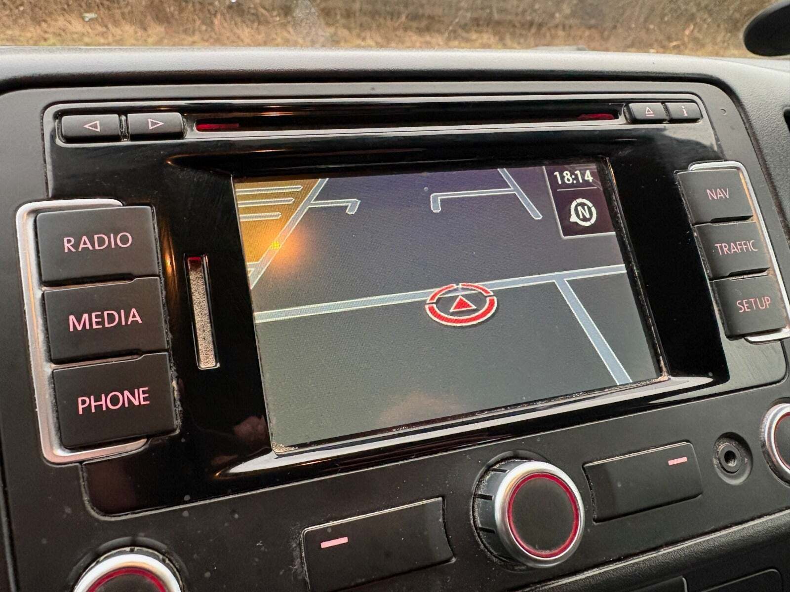 Sort VW Transporter fra 2015