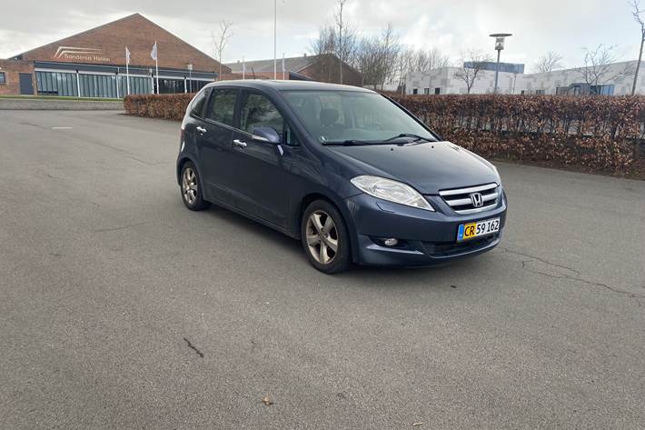 Blå Honda FR-V fra 2007