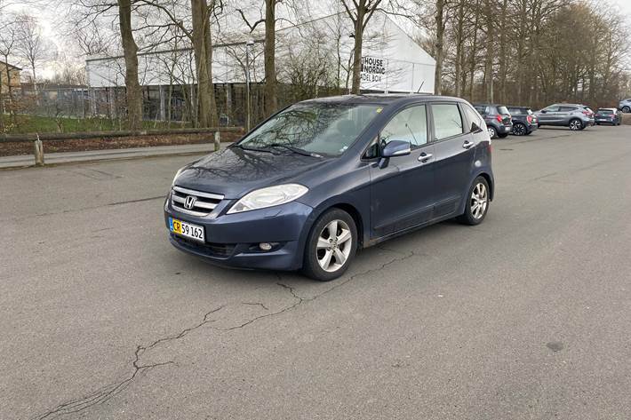 Blå Honda FR-V fra 2007