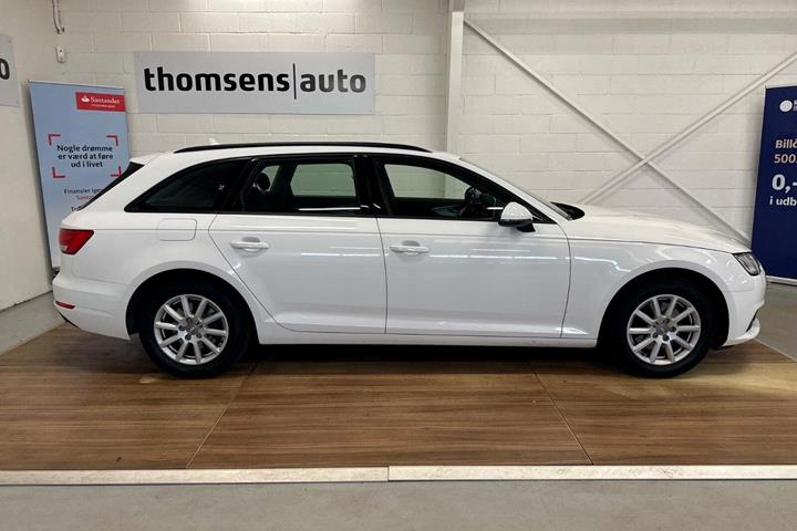 Hvid Audi A4 fra 2018
