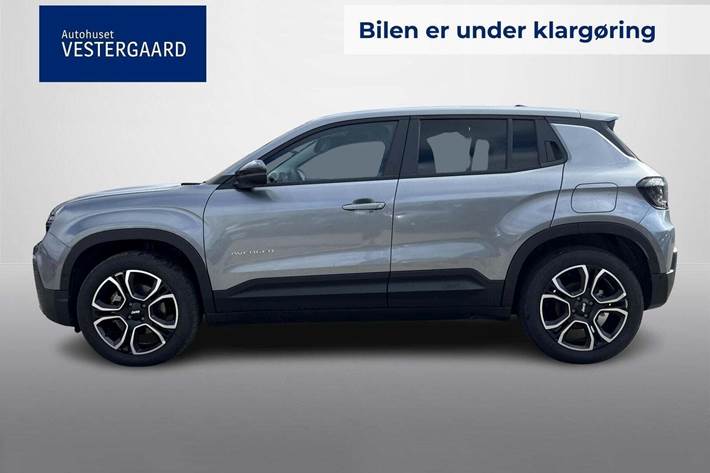 Grå Jeep Avenger fra 2025