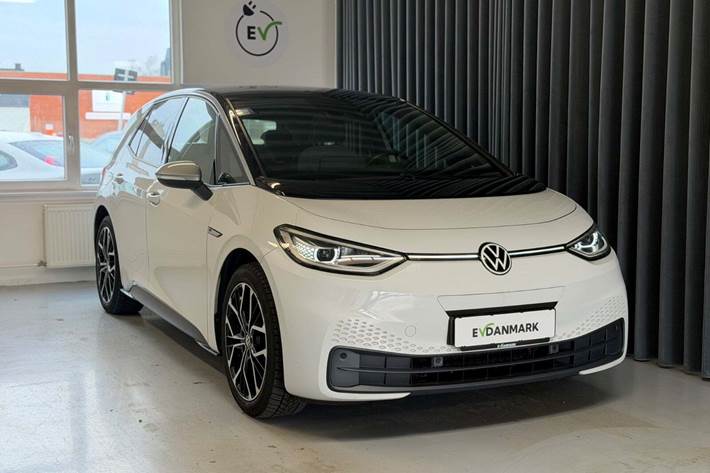 Hvid VW ID.3 fra 2021