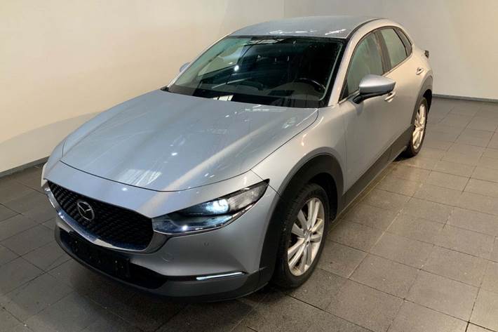 Sølv Mazda CX-30 fra 2019