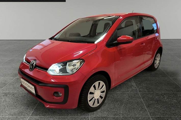 Rød VW UP! fra 2020