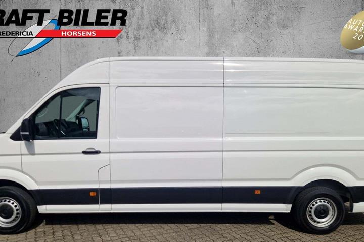 Hvid VW Crafter 35 fra 2025