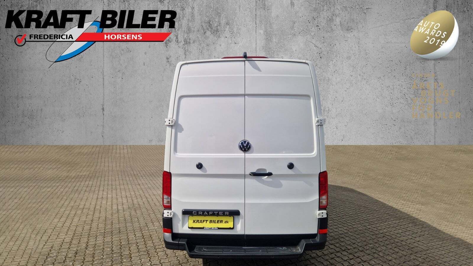 Hvid VW Crafter 35 fra 2025