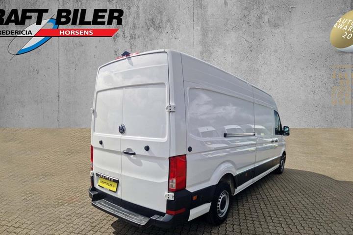 Hvid VW Crafter 35 fra 2025