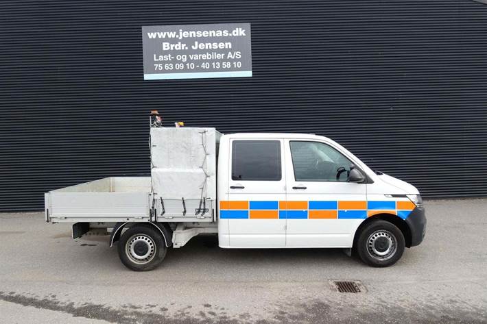 Hvid VW Transporter fra 2020