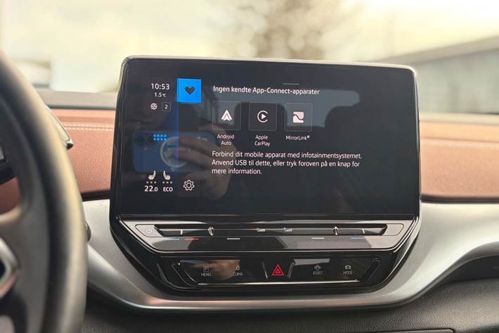 Grå VW ID.4 fra 2021