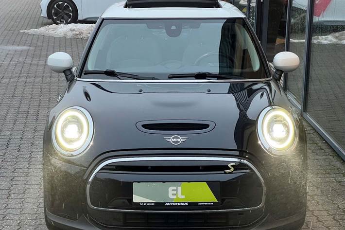 Blå Mini Cooper SE fra 2022