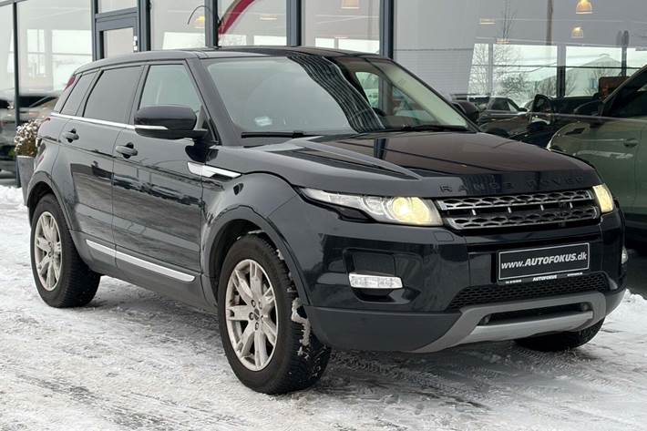 Sort Land Rover Range Rover evoque fra 2011