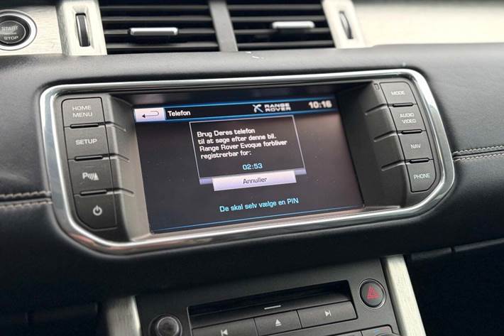 Sort Land Rover Range Rover evoque fra 2011