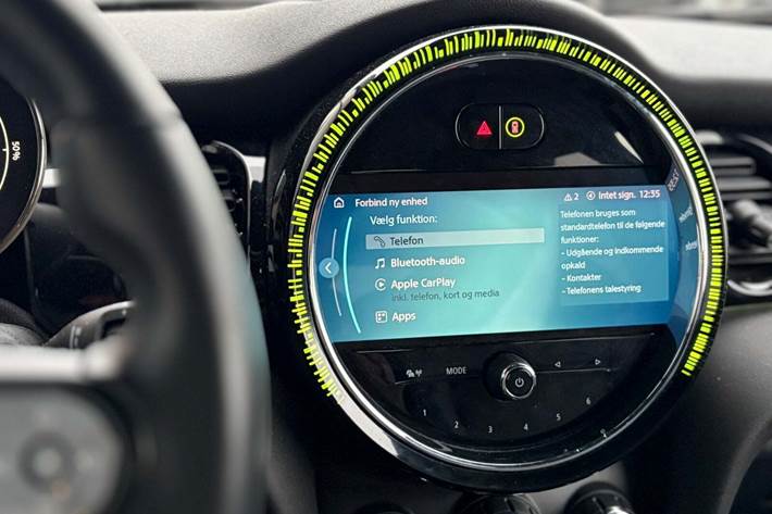 Grå Mini Cooper SE fra 2023