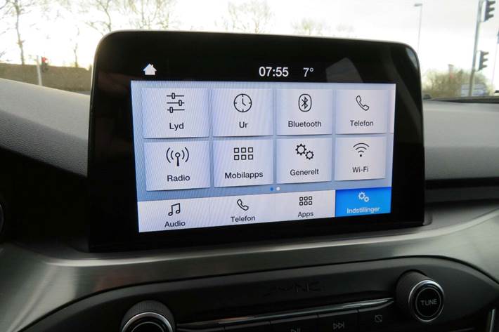 Sort Ford Focus fra 2019