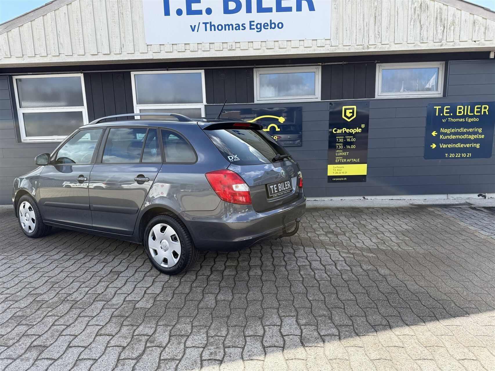Sort Skoda Fabia fra 2011
