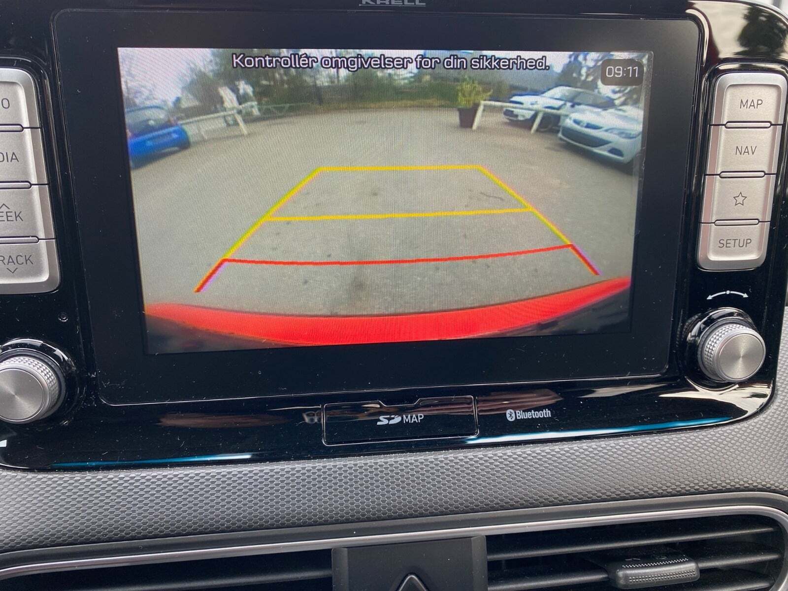 Orange Hyundai Kona fra 2018