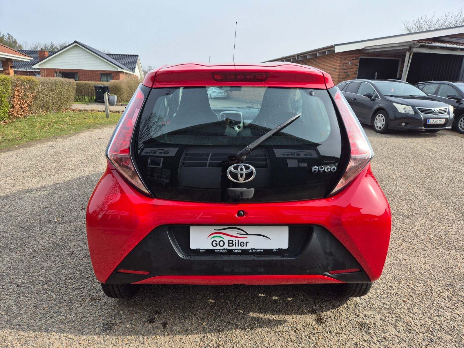 Grøn Toyota Aygo fra 2014
