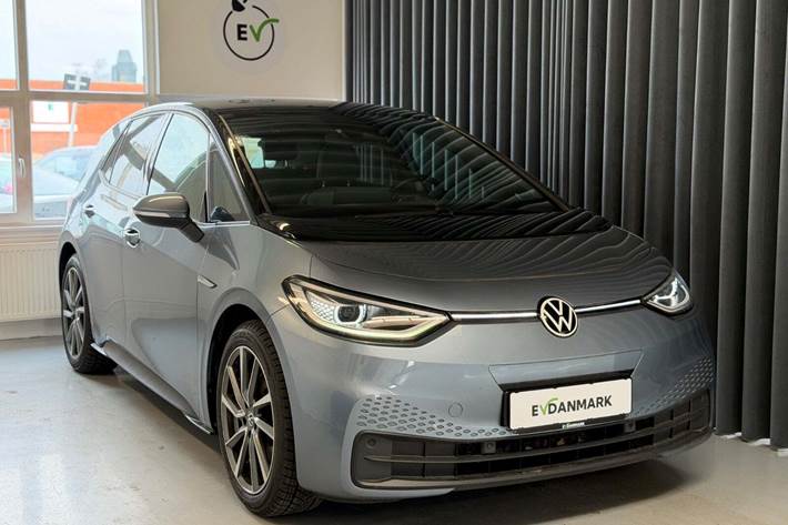 Blå VW ID.3 fra 2021