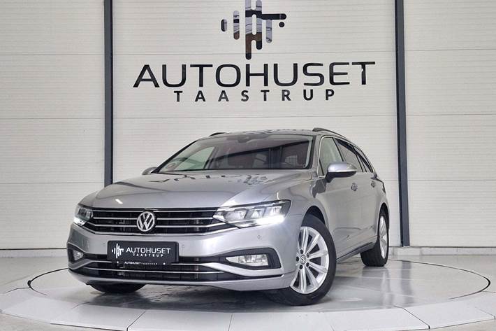 Sølv VW Passat fra 2020