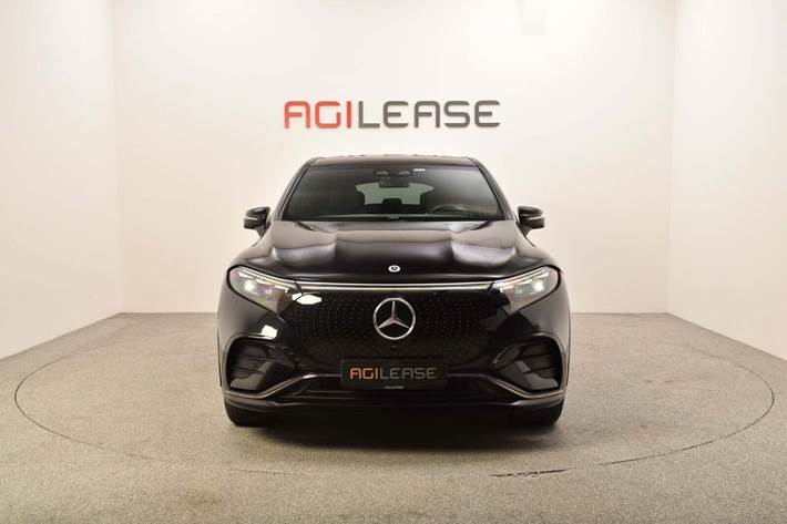 Sort Mercedes EQS450+ SUV fra 2023