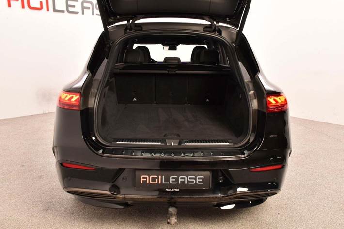 Sort Mercedes EQS450+ SUV fra 2023