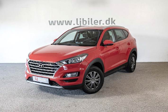 Rød Hyundai Tucson fra 2020
