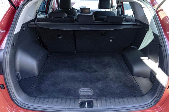 Rød Hyundai Tucson fra 2020