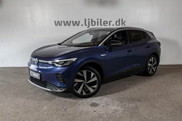 Blå VW ID.4 fra 2021