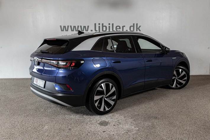 Blå VW ID.4 fra 2021