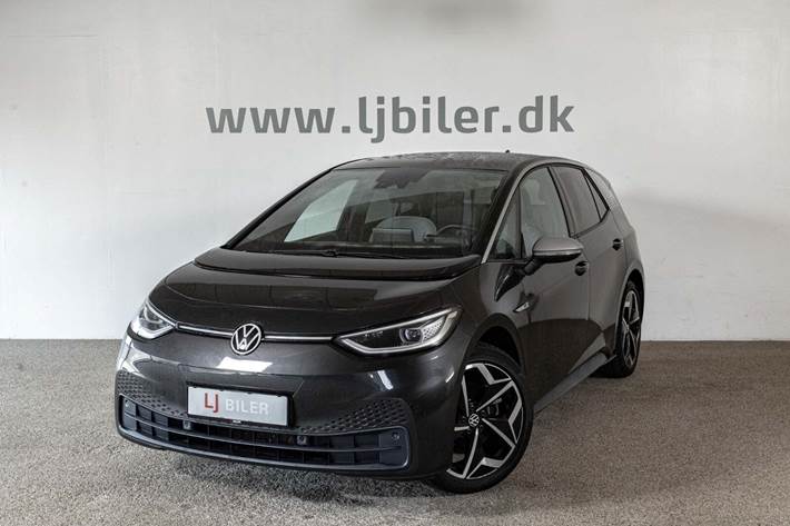 Grå VW ID.3 fra 2020