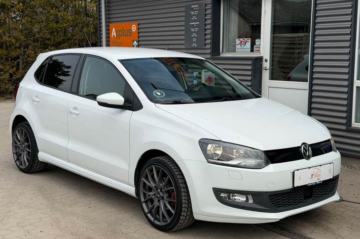 Hvid VW Polo fra 2016