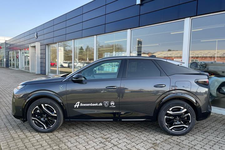 Grå Peugeot e-3008 fra 2025