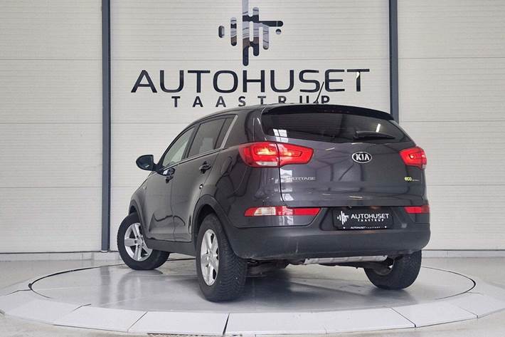 Grå Kia Sportage fra 2014