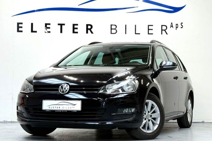 Sort VW Golf VII fra 2016