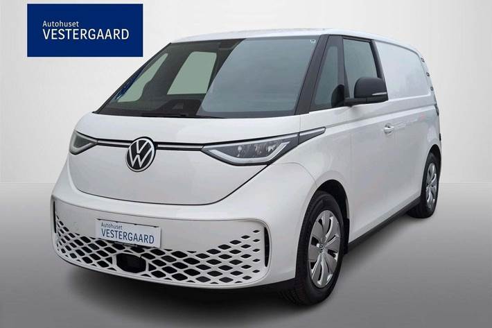 Hvid VW ID.Buzz fra 2024 set udefra