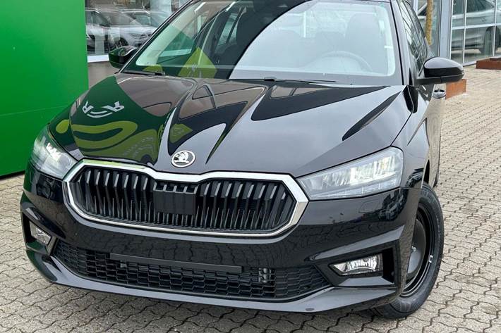 Sort Skoda Fabia fra 2026