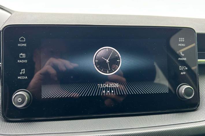 Sort Skoda Fabia fra 2026