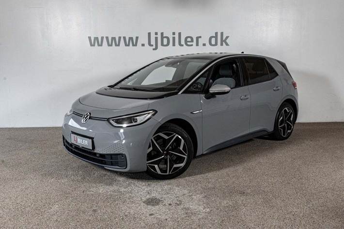 Grå VW ID.3 fra 2021
