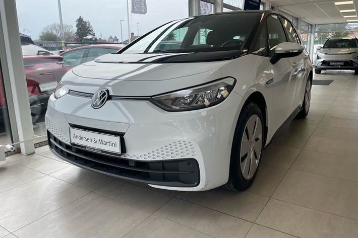 Hvid VW ID.3 fra 2023