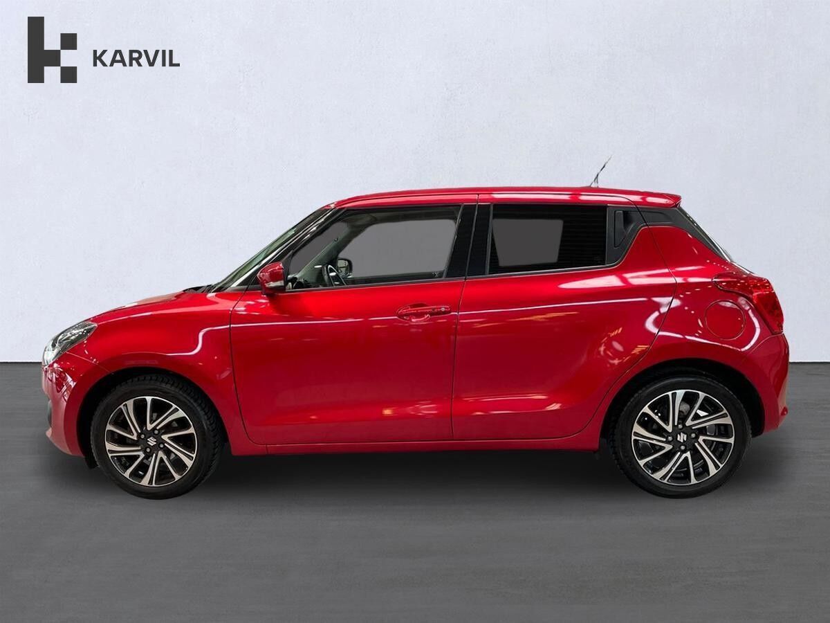 Rød Suzuki Swift fra 2021