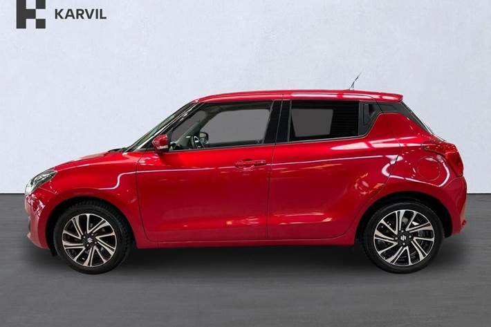 Rød Suzuki Swift fra 2021