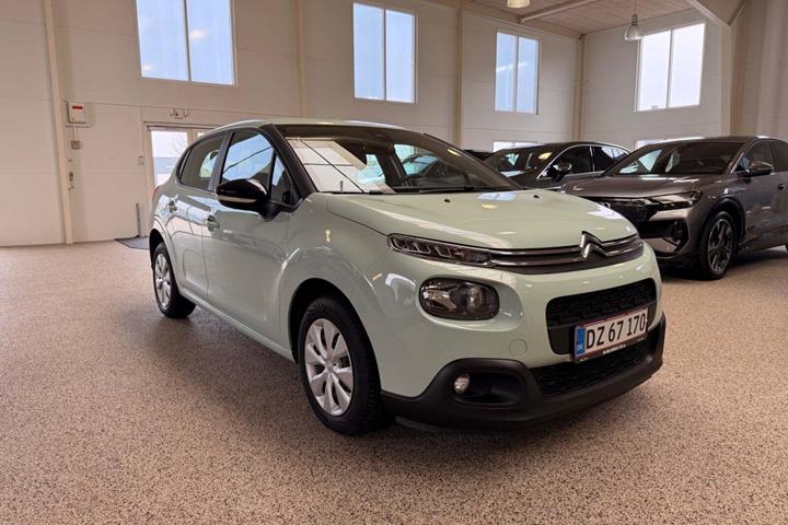 Grøn Citroën C3 fra 2017