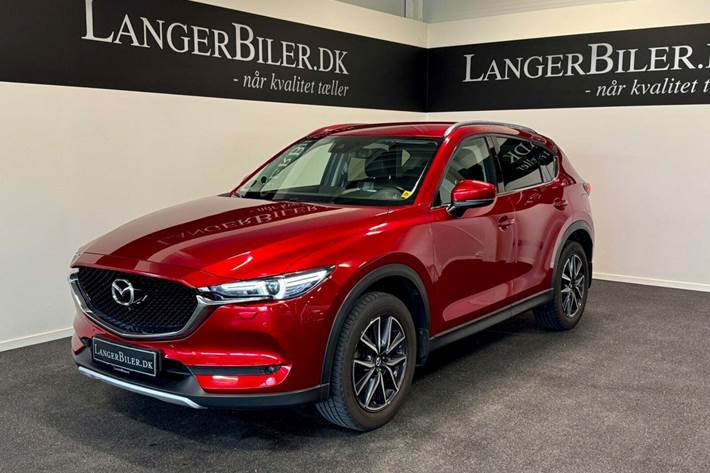 Rød Mazda CX-5 fra 2019