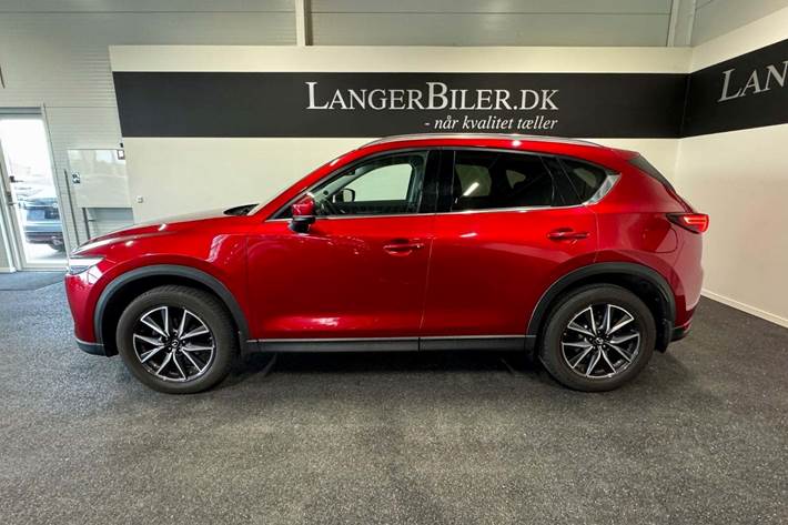 Rød Mazda CX-5 fra 2019